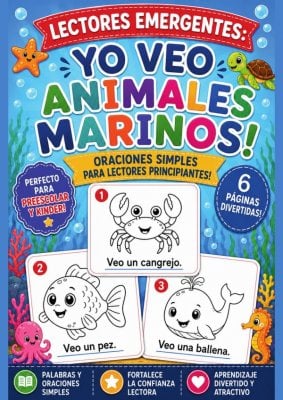 Lectores en Desarrollo: Animales Marinos