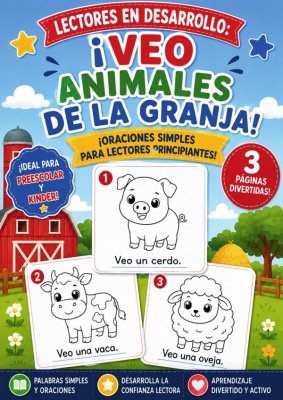 Lectores en Desarrollo: Animales de la Granja
