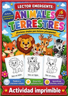 Lectores en Desarrollo: Animales Terrestres