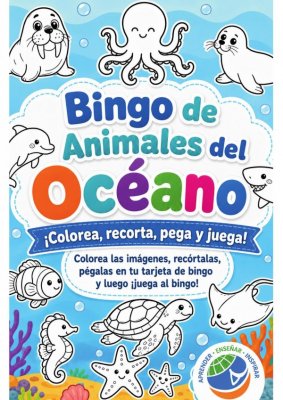Bingo de Animales del Oc&eacute;ano