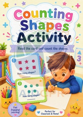 Task Cards -  Count the Shapes