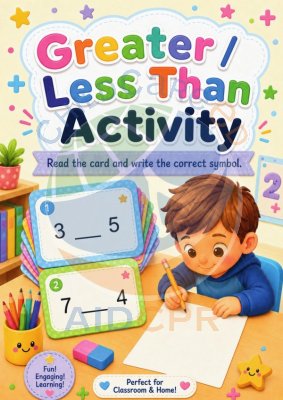 Task Cards -  Greater/Less Than