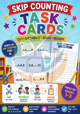 Task Cards - Skip Counting