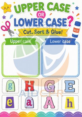 Sorting Mat - Upper Case or Lower Case