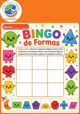 Bingo de Formas