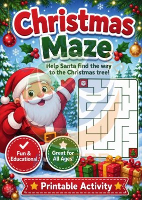 Christmas Themed Maze