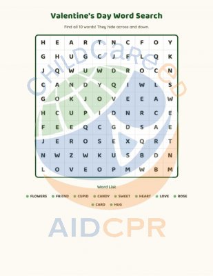 Word Search - Valentine