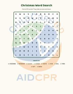 Word Search - Christmas
