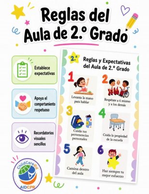 Reglas y Expectativas del Aula de 2.&ordm; Grado