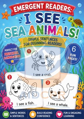 Emergent Readers - Sea Animals