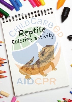 Reptile Coloring Activity