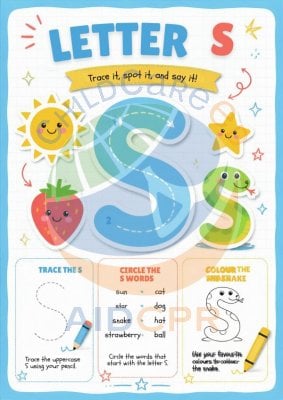 Letter S, T, U & V Activity Ideas