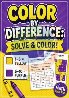 Solve & Color Color By difference