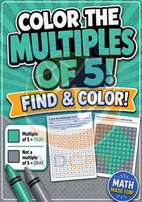 Solve & Color: Multiples of 5!
