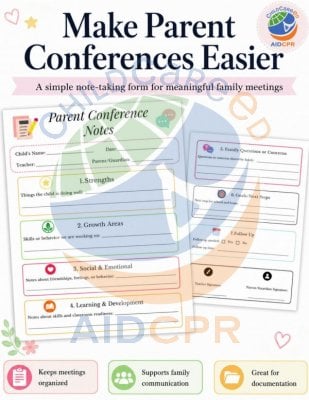 Parent Conference Notes
