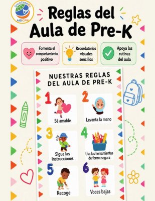 Reglas del Aula de Pre-K