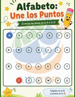 Alfabeto: Une los Puntos