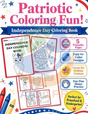 Independence Day Coloring Book