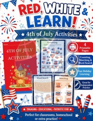 4th of July Activity Book
