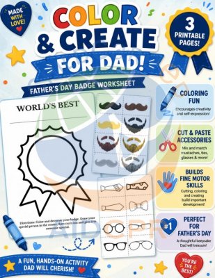 Father&rsquo;s Day Badge