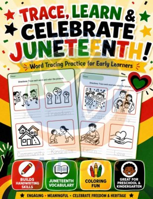 Juneteenth Word Tracing