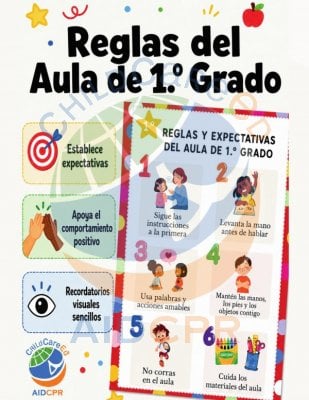 Reglas y Expectativas del Aula de 1.&ordm; Grado