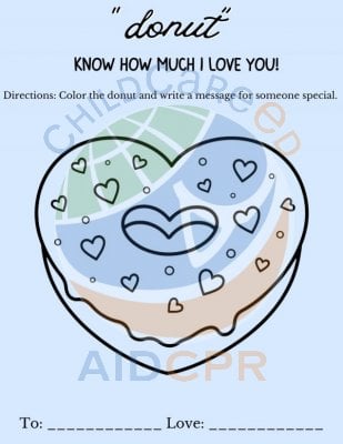 Donut Father&rsquo;s Day Card