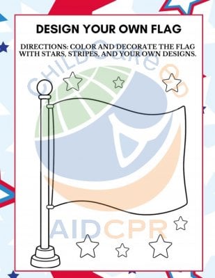 4th of July Design Your Own Flag