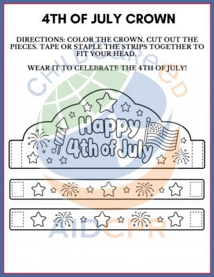 4th of July Crown Craft