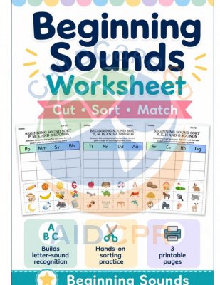 Beginning Sounds Worksheet