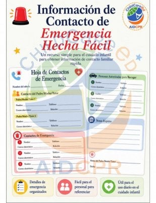 Informaci&oacute;n de Contacto de Emergencia Hecha F&aacute;cil