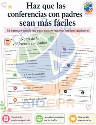 Notas de la Conferencia con Padres