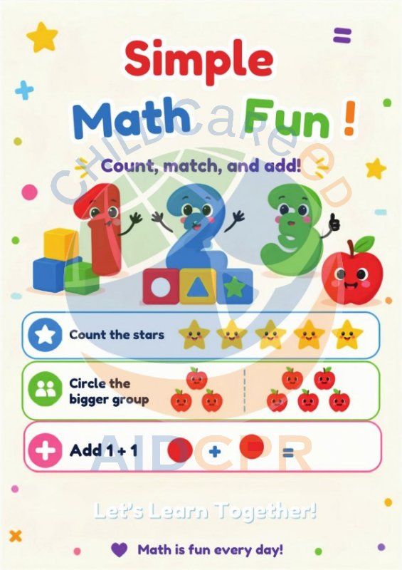 Simple Math Fun activity