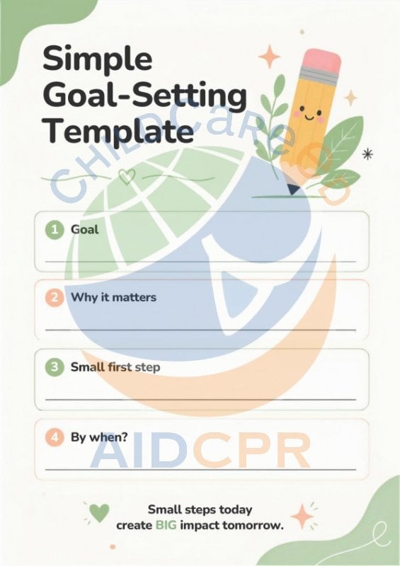 Daycare Teacher Goal-Setting & Action Plan Template