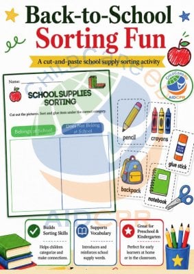 Back-to-School Sorting: Belongs at School or Not?