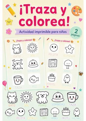 &iexcl;Traza y Colorea!