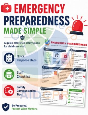 Emergency Preparedness Quick-Reference Guide for Child Care Staff