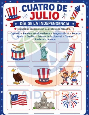 Cuatro de Julio: D&iacute;a de la Independencia (Vocabulario)