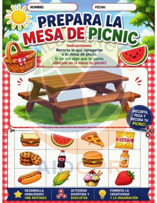 Prepara la Mesa de Picnic
