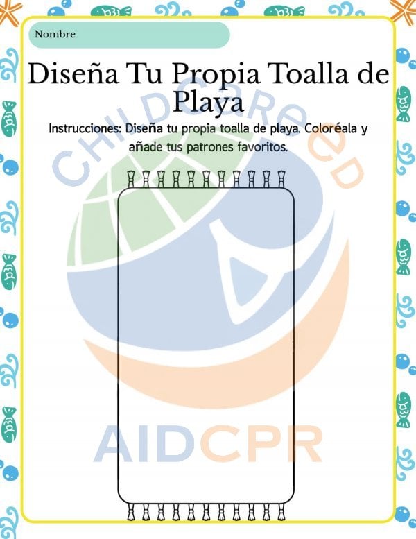 Dise&ntilde;a Tu Propia Toalla de Playa
