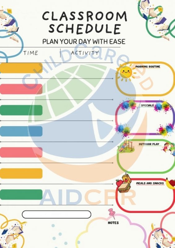 Classroom Schedule Templates: Plan Your Day with Ease