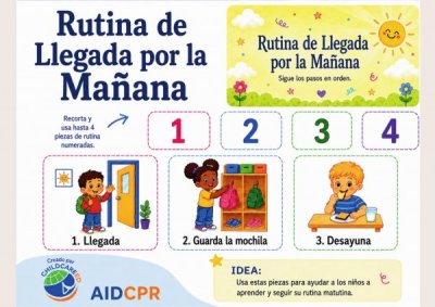 Rutina de Llegada por la Ma&ntilde;ana