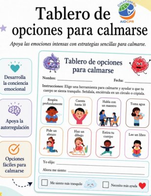 Tablero de Opciones para Calmarse
