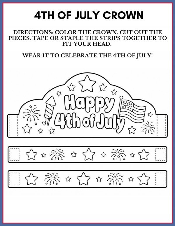 4th of July Crown Craft