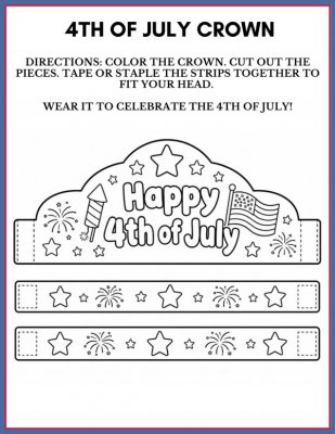 4th of July Crown Craft