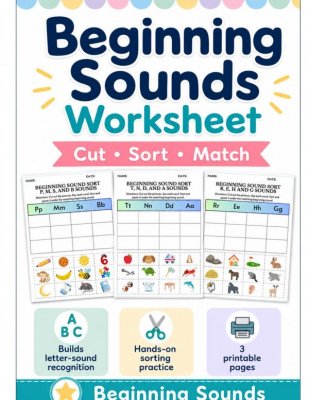 Beginning Sounds Worksheet