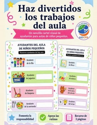 Ayudantes del Sal&oacute;n de Ni&ntilde;os Peque&ntilde;os