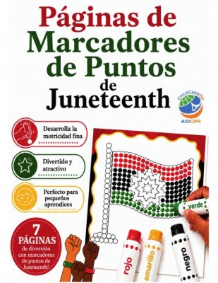 Marcadores de Puntos de Juneteenth