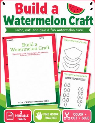 Build a Watermelon Craft