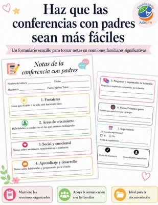 Notas de la Conferencia con Padres